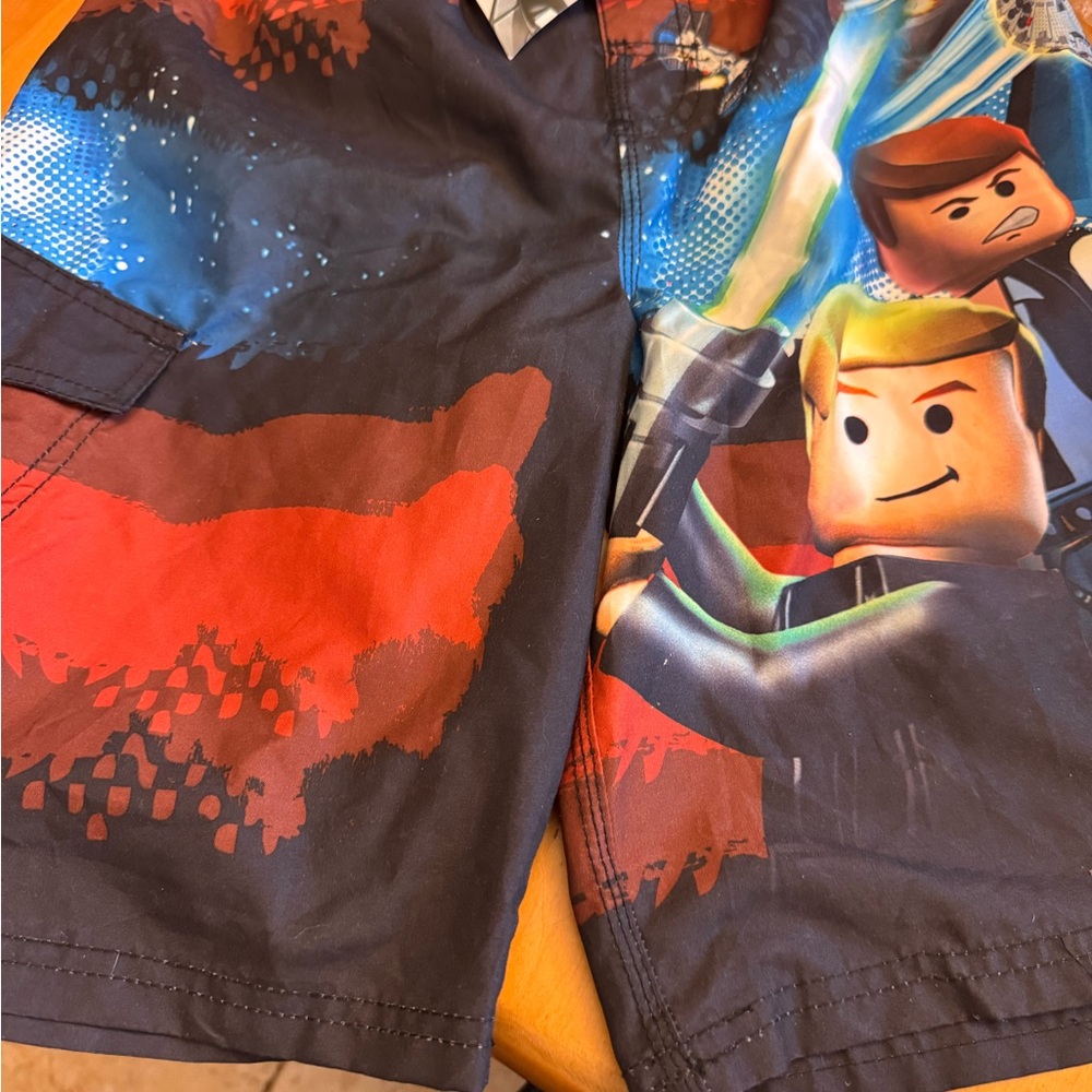 Lego Kids Swim Trunks - Red, Blue, Black